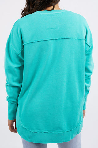 Foxwood Simplified Sweatshirt - Teal - 55X0104.TEAL - allaboutagirl