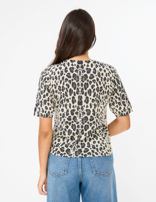 Grace Knit Top - Leopard - SG26SS481 - All About A Girl