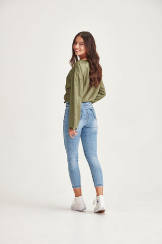 Grace Short Stuff Jeans - Blue - E15 - allaboutagirl