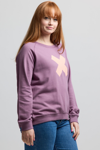 Classic S+G Sweater - Grape Blush  Logo