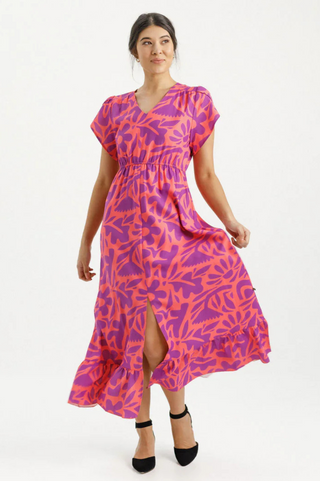 Greta Dress - Sunset Floral