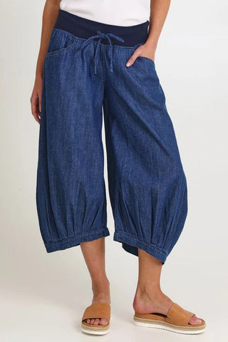 Guru Pants - Mid Denim Wash - AS-WPA01-20 - All About A Girl