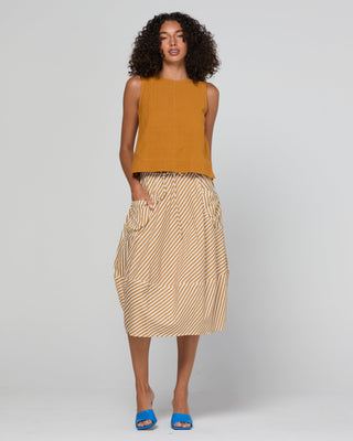 Guru Skirts - Mustard Stripe - SS26SK03 - All About A Girl