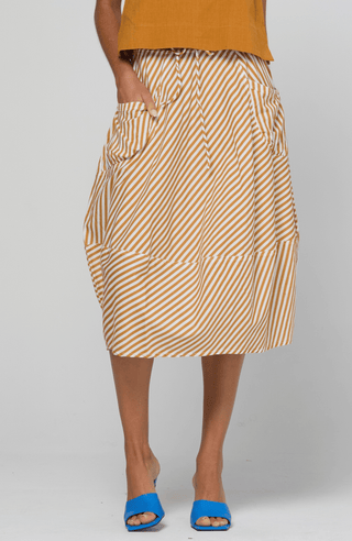Guru Skirts - Mustard Stripe - SS26SK03 - All About A Girl