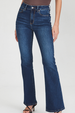 Harri Wide Leg Jeans - Dark Blue