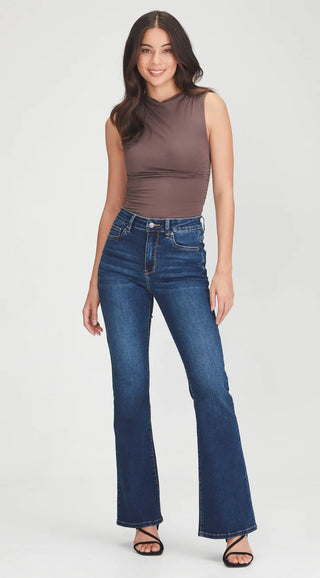 Harri Flare Jean - Dark Blue