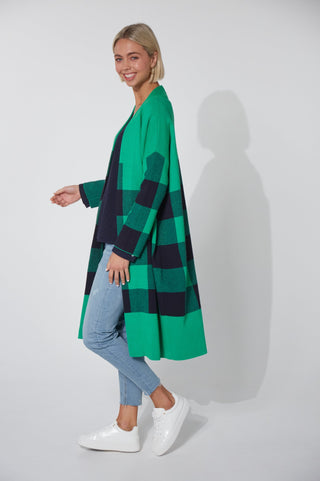 Haven Harris Cardigans - Evergreen Check - 7779402 - allaboutagirl