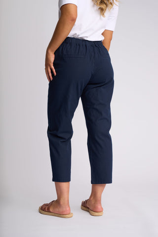 Henley 7/8 Pull On Pants - Ink - 5791A - All About A Girl