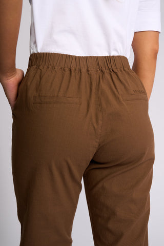 Henley 7/8 Pull On Pants - Pecan SS - 5791A - All About A Girl