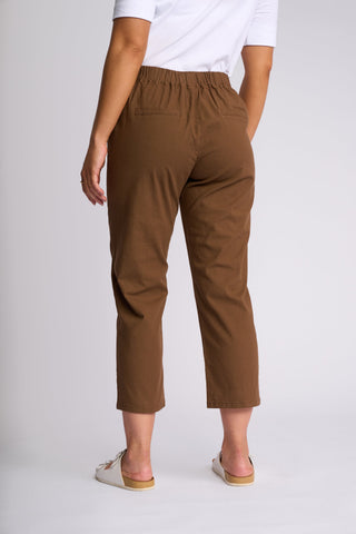 Henley 7/8 Pull On Pants - Pecan SS - 5791A - All About A Girl