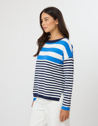 High Street Jumper - Cobalt/Navy