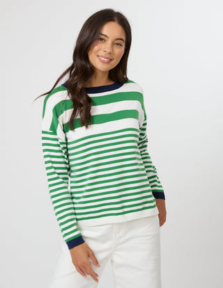 High Street Jumper - Grass - ES26SS541 - All About A Girl