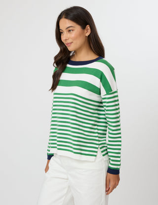 High Street Jumper - Grass - ES26SS541 - All About A Girl