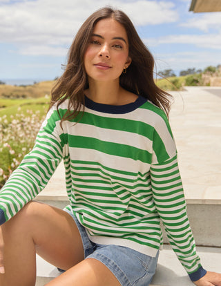 High Street Jumper - Grass - ES26SS541 - All About A Girl