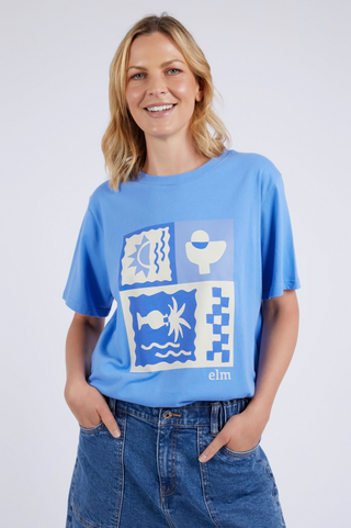 Holiday Sun Tee - Cerulean Blue