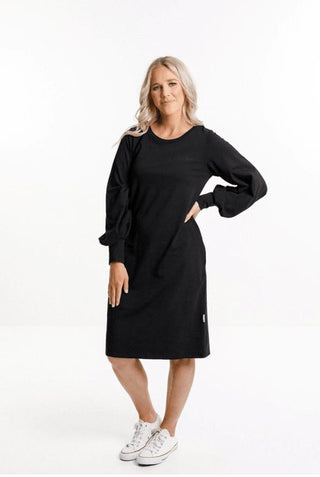 Homelee Laylah Dress - Black - HL255 BLK - allaboutagirl