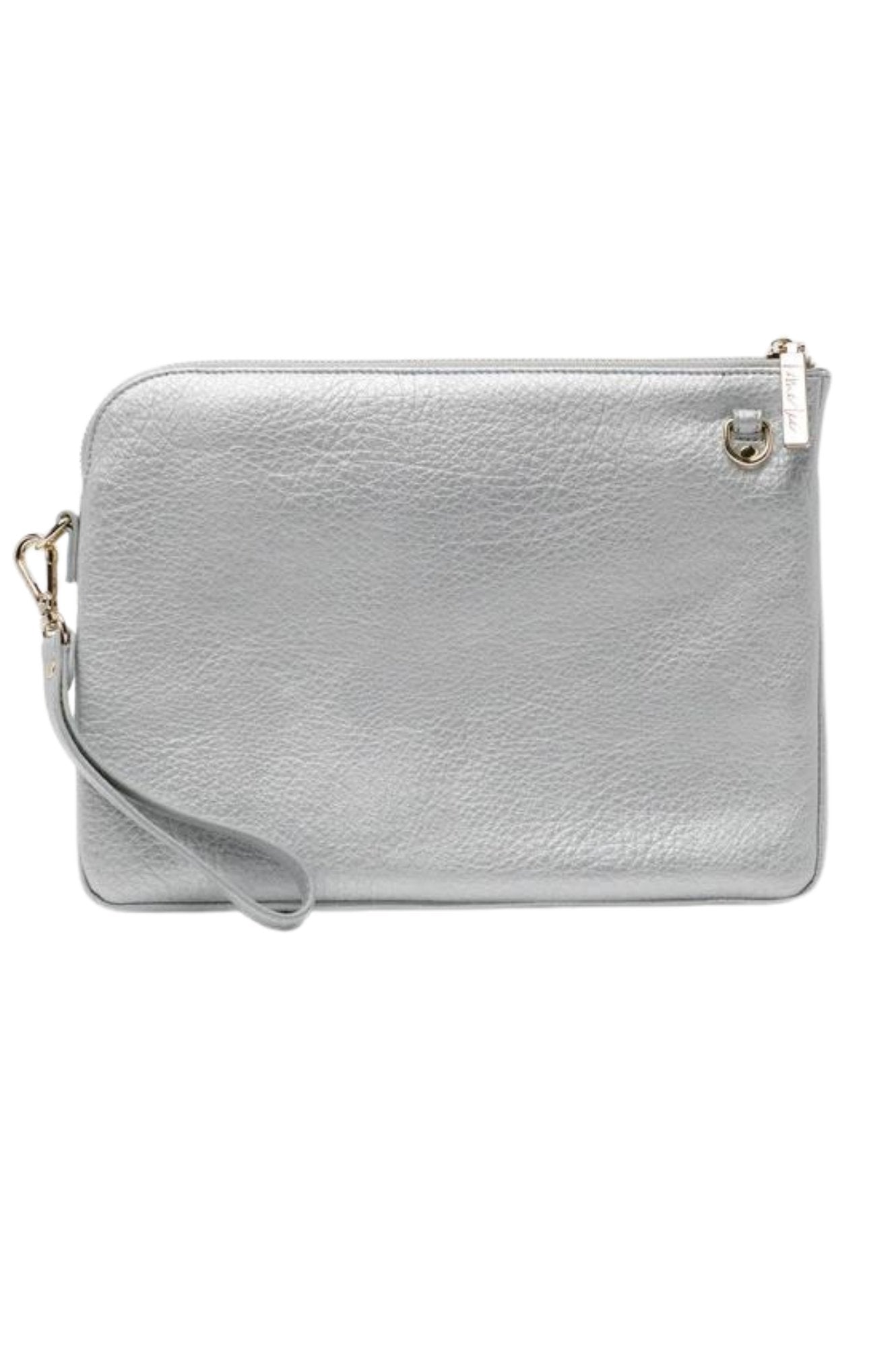 Oversize Clutch Bag - Silver – allaboutagirl