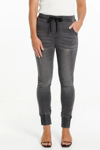 Homelee Weekender Jeans - Charcoal Black Wash - WeekenderBlack - allaboutagirl