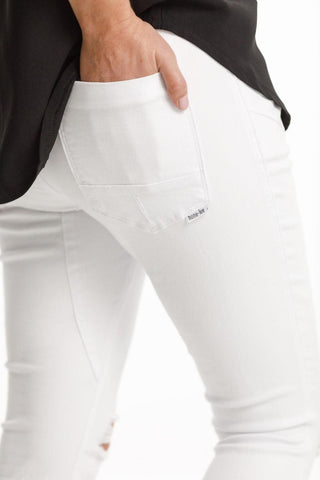 Homelee Weekender Jeans - White - HLWKD White - allaboutagirl