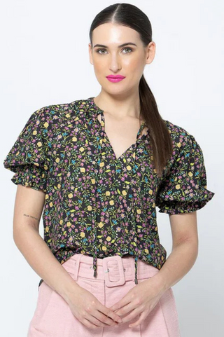 Honey Blouse - Garden Pop