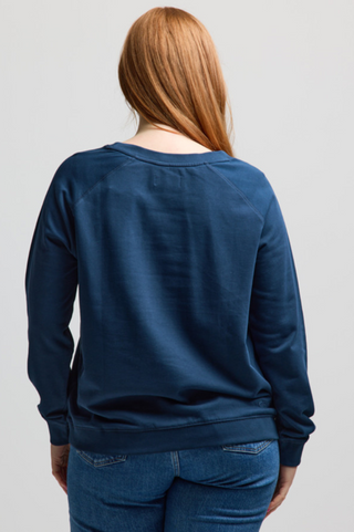 Classic S+G Sweater - Navy Horses