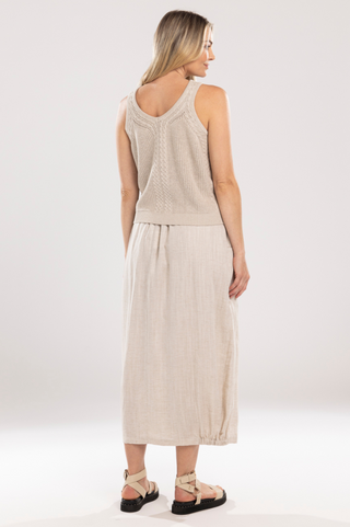 Ida Barrell Skirt - Linen