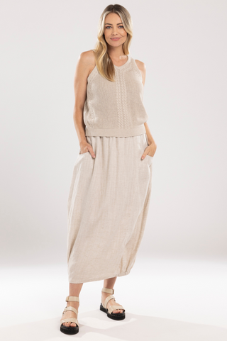 Ida Barrell Skirt - Linen