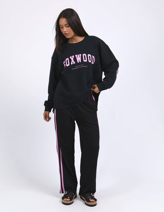 Interval Crew - Black With Neon Pink - 5532108.BLK - All About A Girl