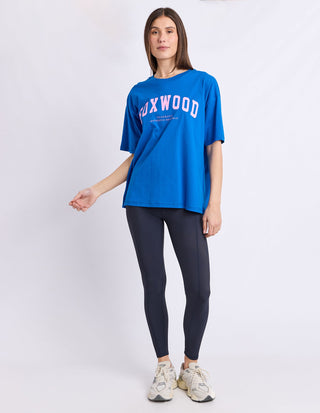 Interval Short Sleeve Tee - Cobalt/Neon Pink - 5564128.CBLU - All About A Girl