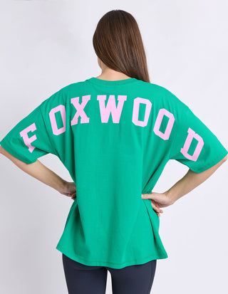 Interval Short Sleeve Tee - Green/Pink - 5564128.BGRN - All About A Girl