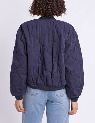 Jean Bomber Jacket - Midnight Navy - 8177047.MID - All About A Girl
