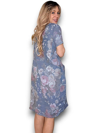 Jungle Dress - Petrol Scarlett Rose - 10049304 - All About A Girl