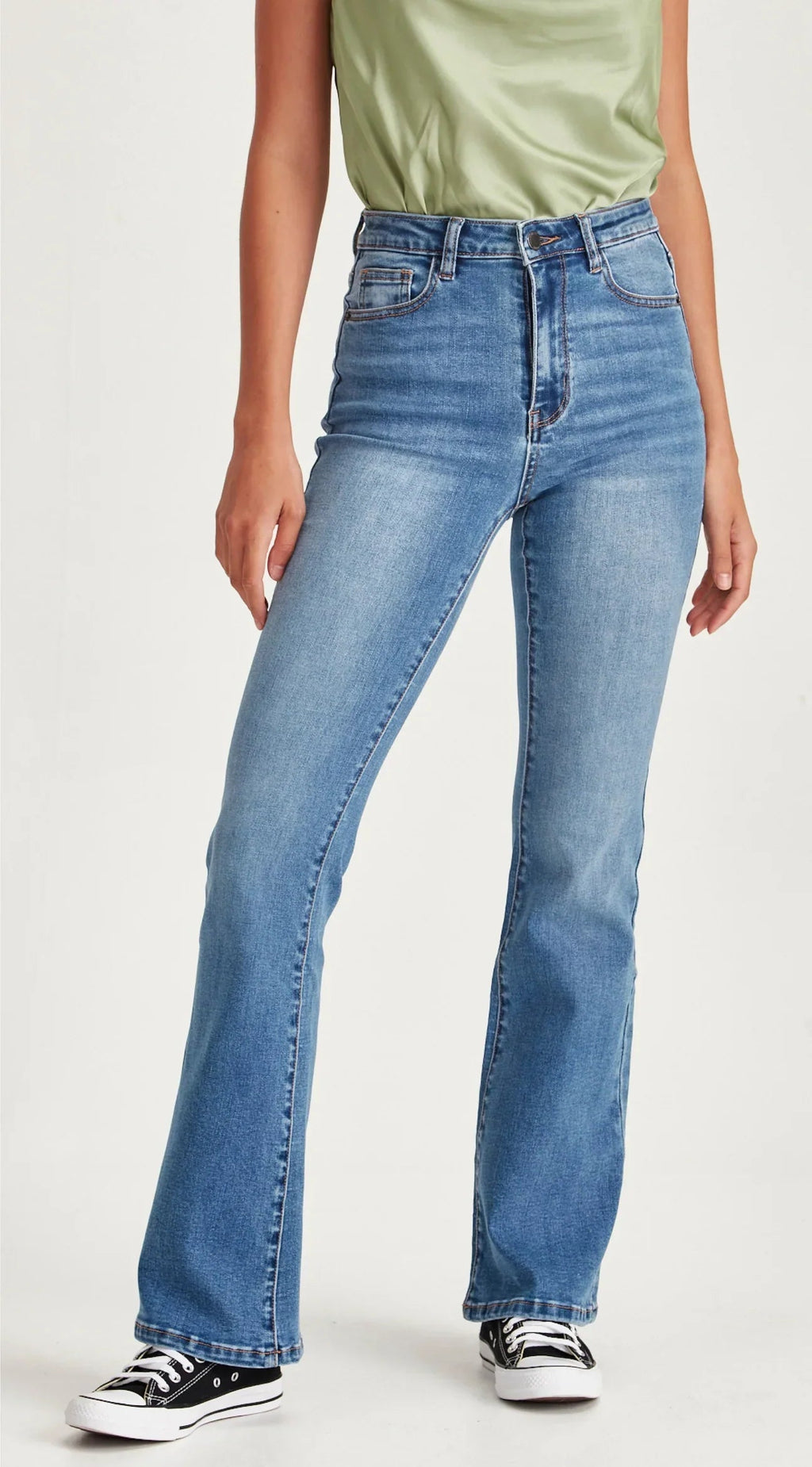 Harri Wide Leg Jeans - San Francisco Blue – allaboutagirl