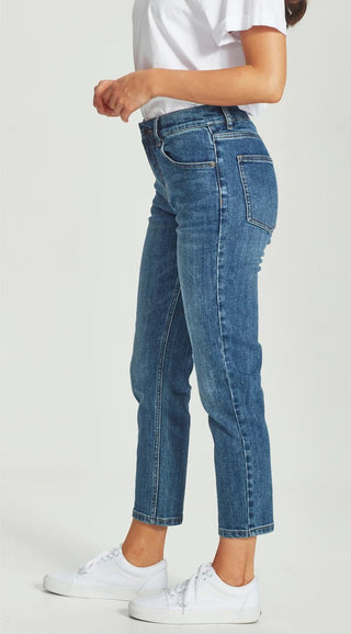 Junkfood Kailey Short Stuff Jeans - Blue - KaileyDrkBlue - allaboutagirl