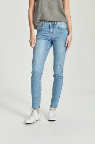 Junkfood Petra Tall Jeans - Blue - D10 Petra Tall - allaboutagirl