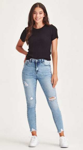 Junkfood Rocco Jeans - Blue - 22 575 - allaboutagirl