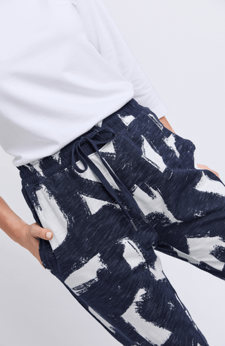 Klee Pants - Navy Abstract - 8188055.NAVY - All About A Girl
