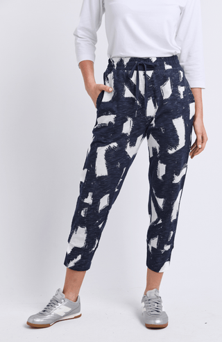 Klee Pants - Navy Abstract - 8188055.NAVY - All About A Girl
