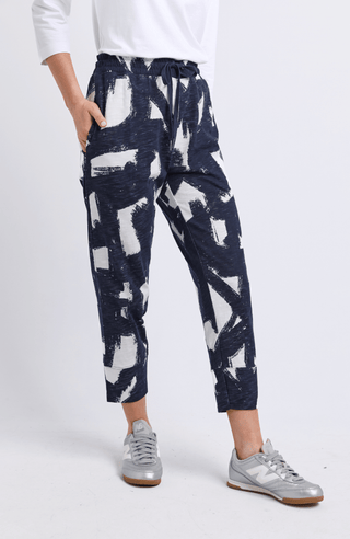 Klee Pants - Navy Abstract - 8188055.NAVY - All About A Girl