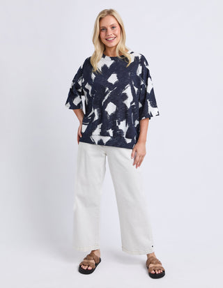 Klee Sweatshirt - Navy Abstract - 8188054.NAVY - All About A Girl
