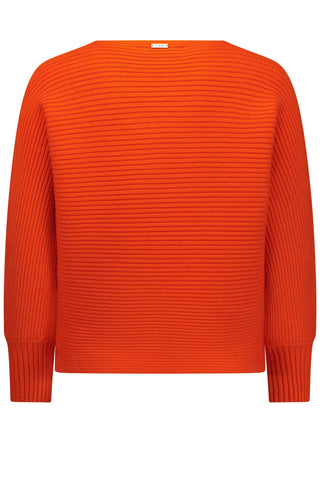 Knewe Aim Sweater - Blood Orange - K2024 - allaboutagirl