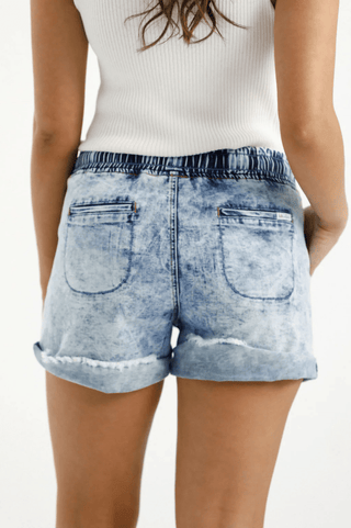 Lagoon Denim Shorts - Sno Wash - HLD LAG SNO - All About A Girl