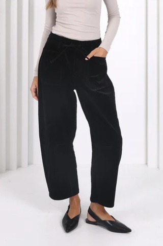 Leo Barrell Corduroy Jeans - Black