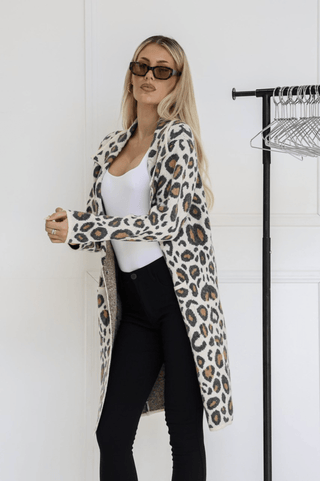 Leopard Coatigans - Winter White - b5725 - All About A Girl