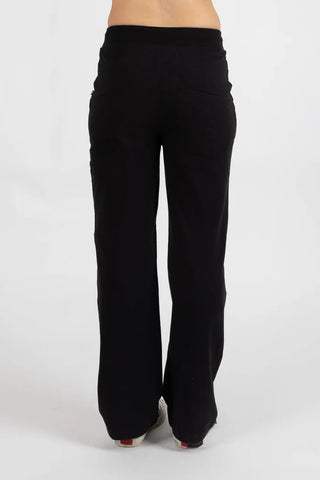 Loose leg Escape Trackies - Black/Silver - F1552F2502-BK/SI - All About A Girl
