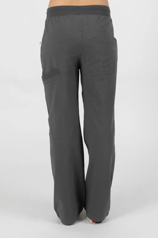 Loose Leg Escape Trackies - Coal-Silver - F1552F2502-CH/SI - All About A Girl