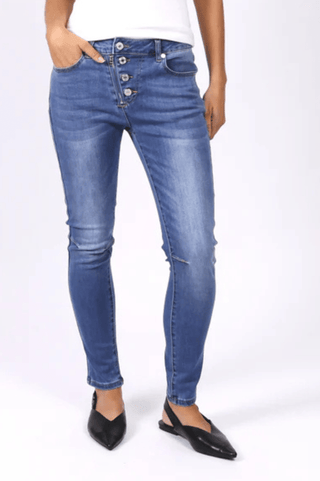 Louis Jeans - Blue - PDN308MJ BLUE - All About A Girl