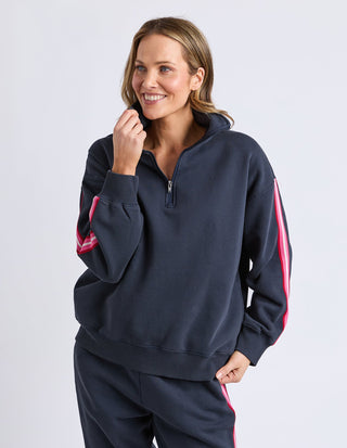 Lover 1/4 Zip Top - Navy - 8177076.NAVY - All About A Girl