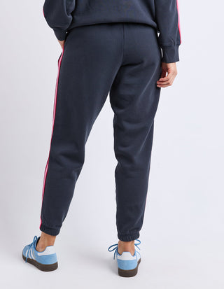 Lover Track Pants - Navy With Pink Stripe - 8177077.NAVY - All About A Girl