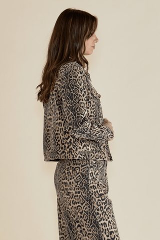 Lucca Leopard Print Jacket - Leopard - BB6073-LEO - All About A Girl